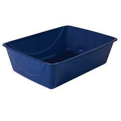 PETMATE Cat Pan Open Med Blue