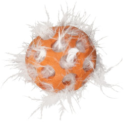 JW Cat Toy Feather Ball