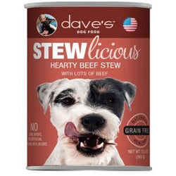 DAVES Can Dog Bf Stew 12x13oz