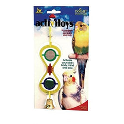 JW Bird Toy Hour Glass Mirror