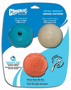CHUCKIT Fetch Ball Medley Md 3p