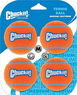 CHUCKIT Tennis Balls Med 4pk