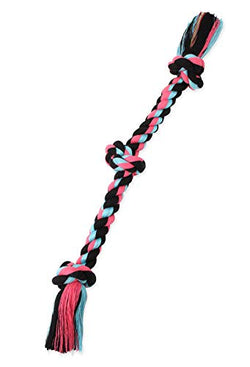 FLOSSY Rope Tug Color 3 Knot Md